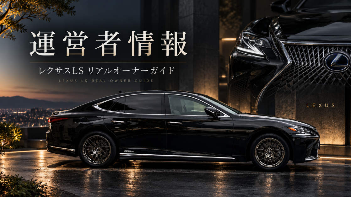 レクサスLS リアルオーナーガイドの運営者情報ページのアイキャッチ画像